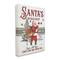 Stupell Industries Santa's Workshop Weathered Vintage Sign Canvas Wall Art